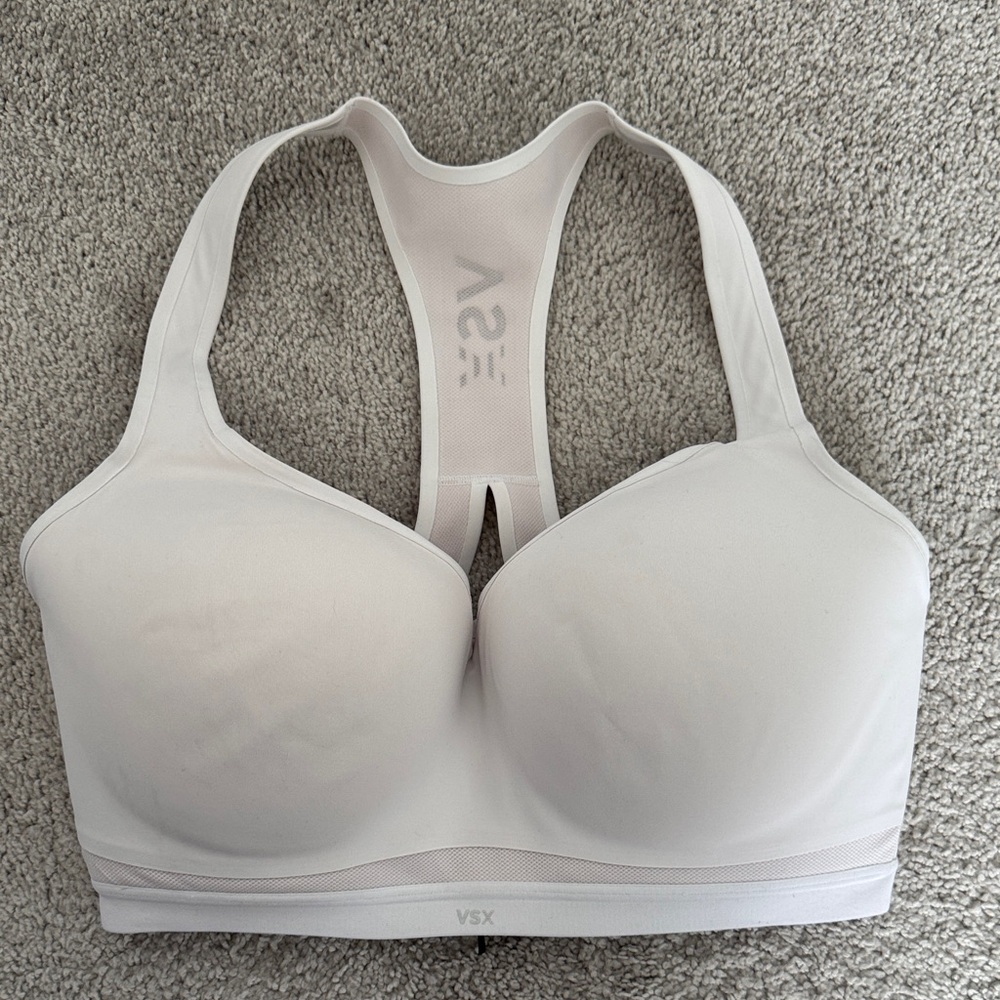 VSX Incredible Plunge Women's White Sports Bra - Size 38DDD